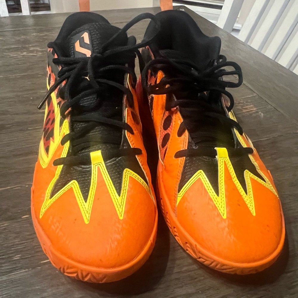 Orange and Yellow Athletic Shoes